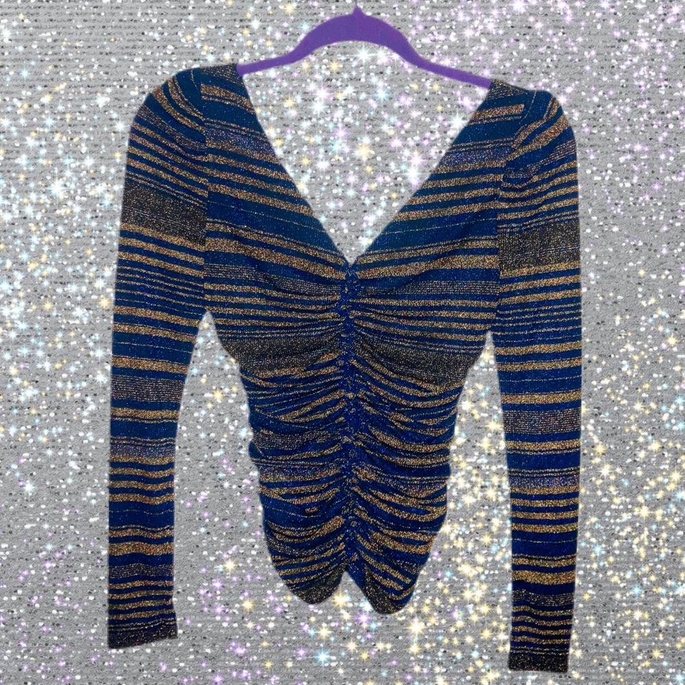 🌟✨BNWOT Bebe Metallic Knit Top✨🌟